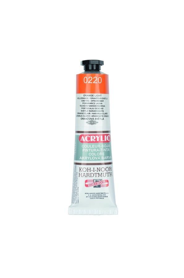 PINTURA ACRÍLICA NARANJA CLARO EN TUBO 40ML KOH-I-NOOR 162727